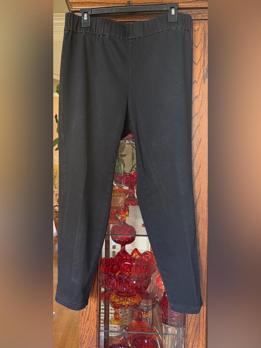 Soft Surroundings Black Straight Leg Pants L